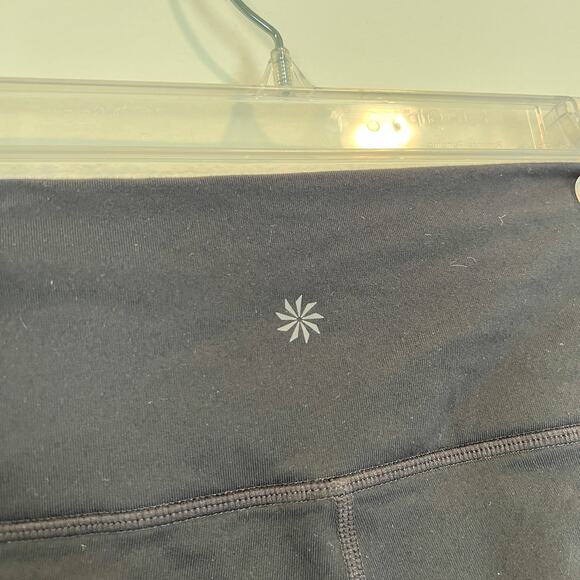 Athleta Side Zip Leggings Black with Rose Gold Hardware Women's M - Picture 5 of 13